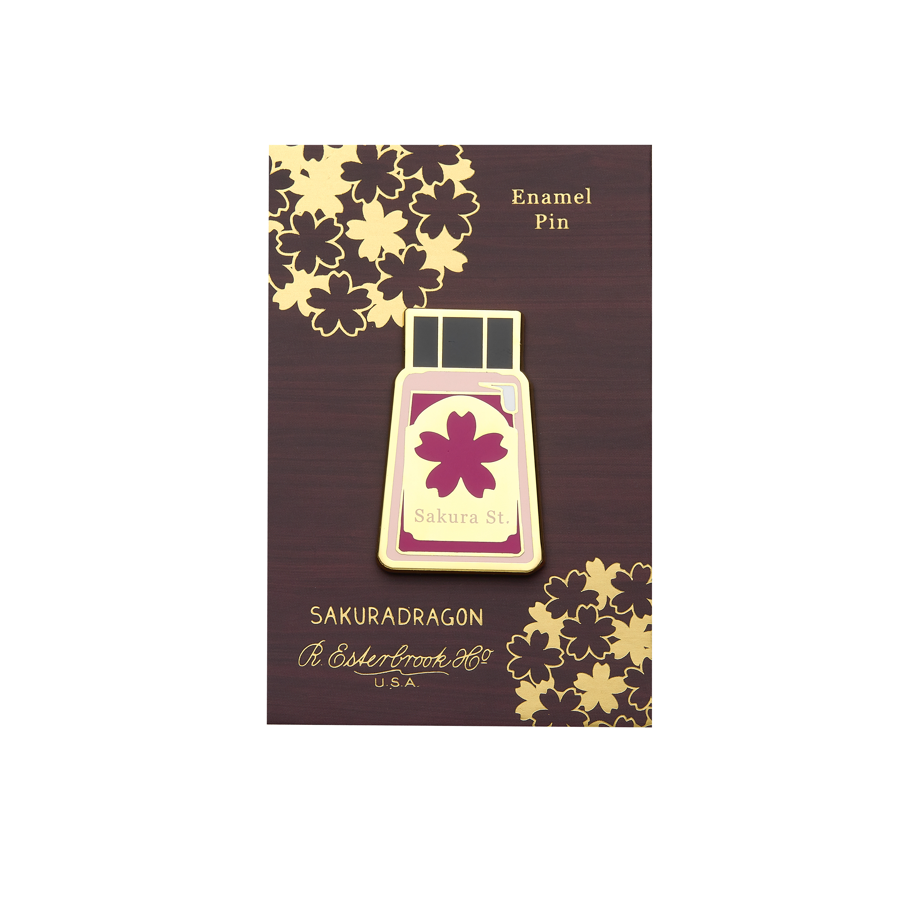 Esterbrook Sakura Street Ink Lapel Pin