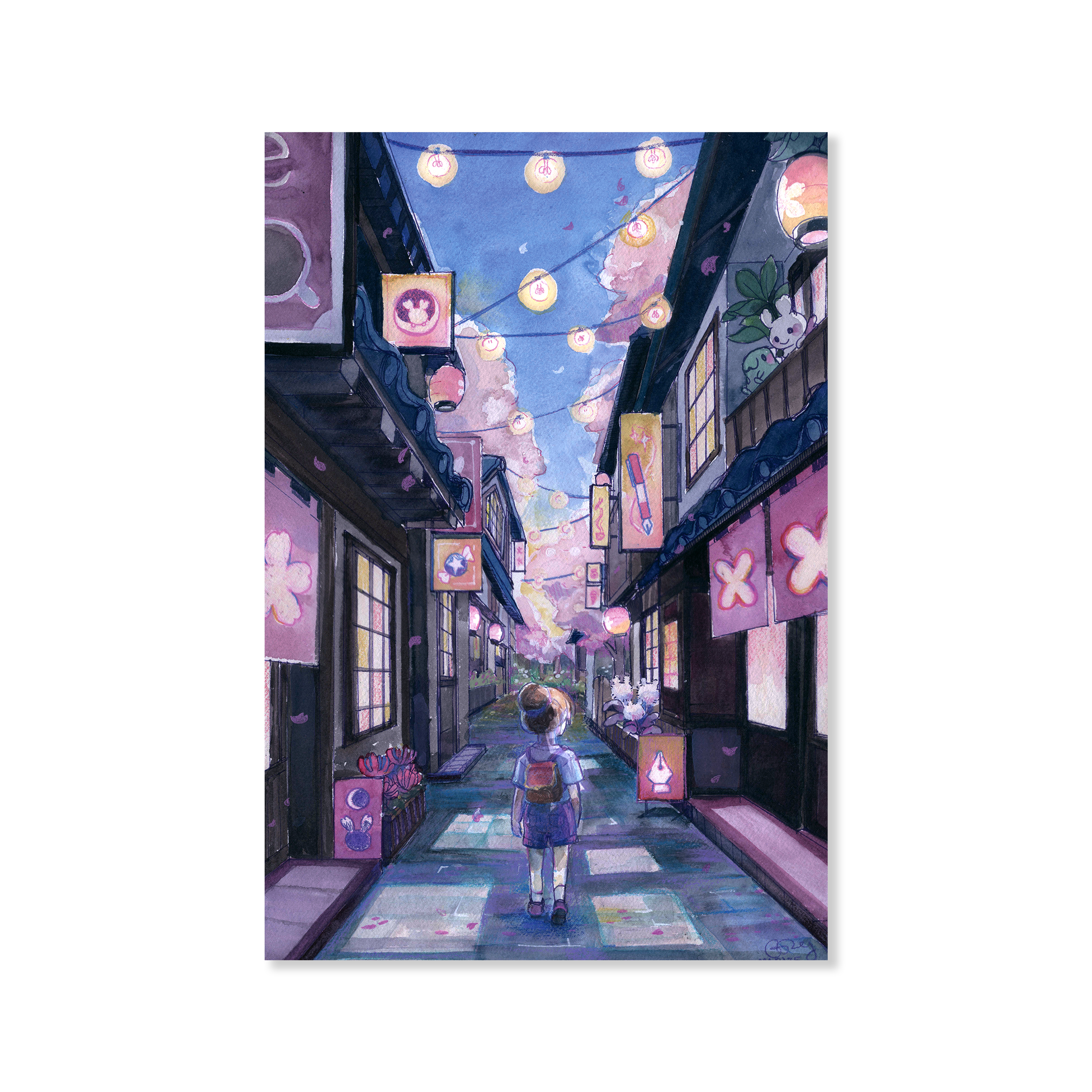 Esterbrook Sakura Street Ansichtkaarten