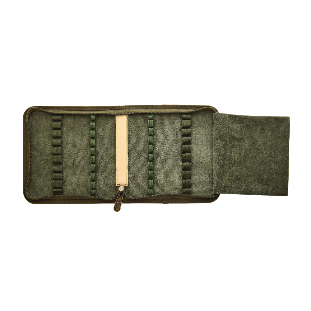 Esterbrook 20 Slot Canvas Zipper Pen Case Army Green Esterbrook 20 Slot Canvas Zipper Pen Case Army Green