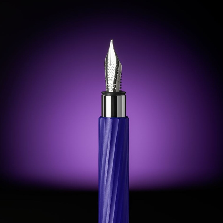 Faber-Castell Ambition Italic Midnight Mauve Caneta de Tinta Permanente
