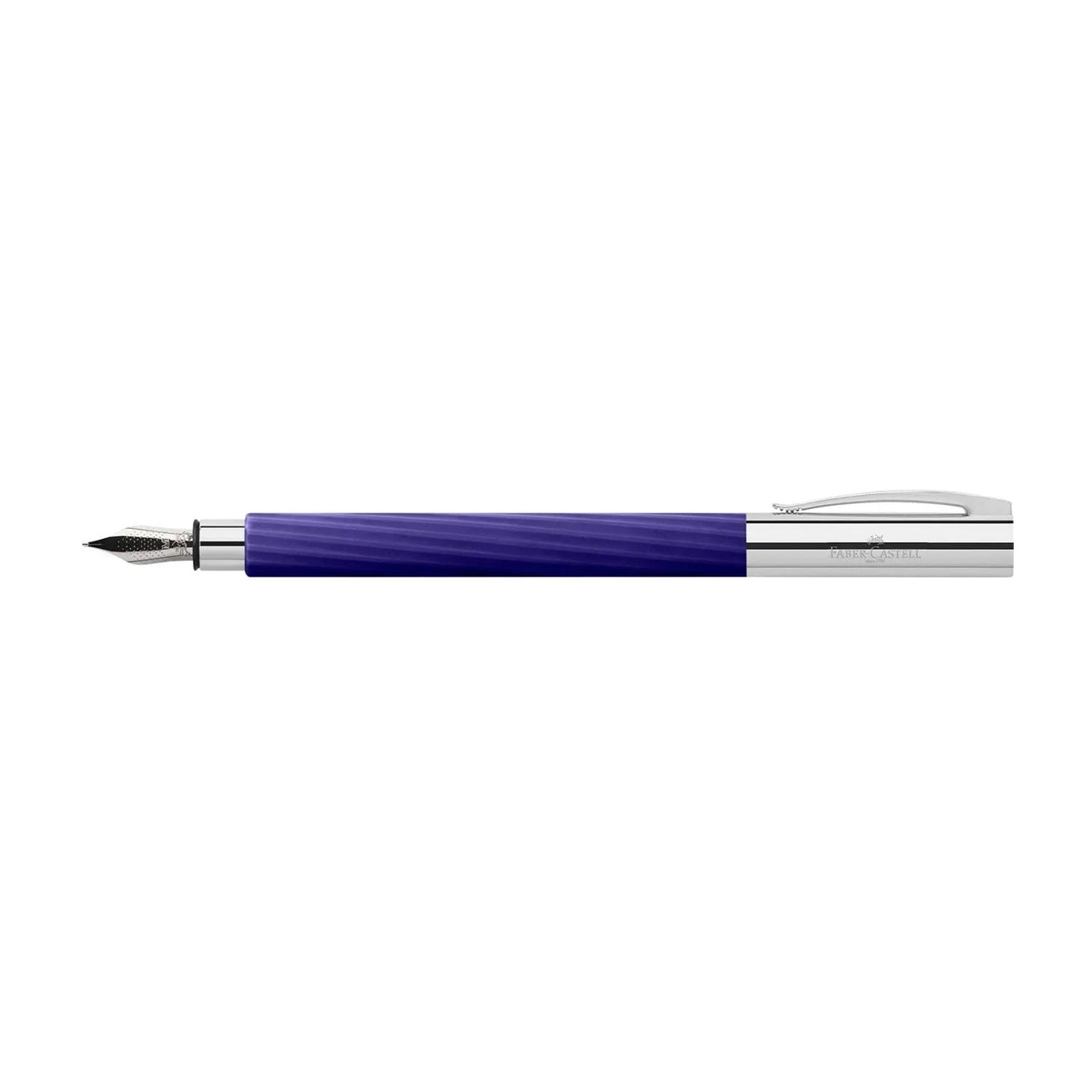 Faber-Castell Ambition Italic Midnight Mauve Caneta de Tinta Permanente