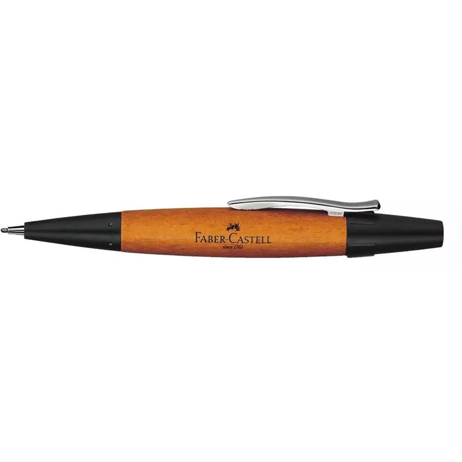 Faber-Castell E-Motion Wood Brown Black Trim Mechanical pencil 1.4mm