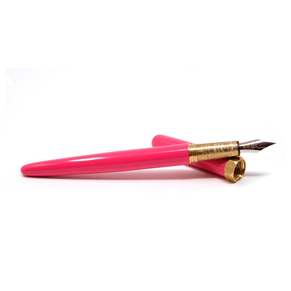 Ferris Wheel Press Brush Picadilly Pink Plumo Estilográfica