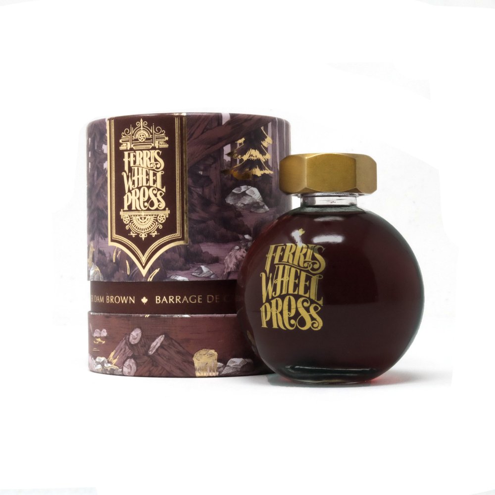 Ferris Wheel Press Autumn in Ontario Beaver Dam Brown 85 ml Inkwell Ferris Wheel Press Autumn in Ontario Beaver Dam Brown 85 ml Inkwell