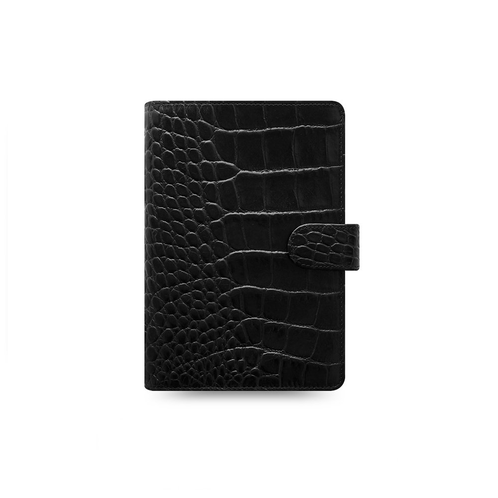 Filofax Classic Croc Ebony Personal Organizer Filofax Classic Croc Ebony Personal Organizer