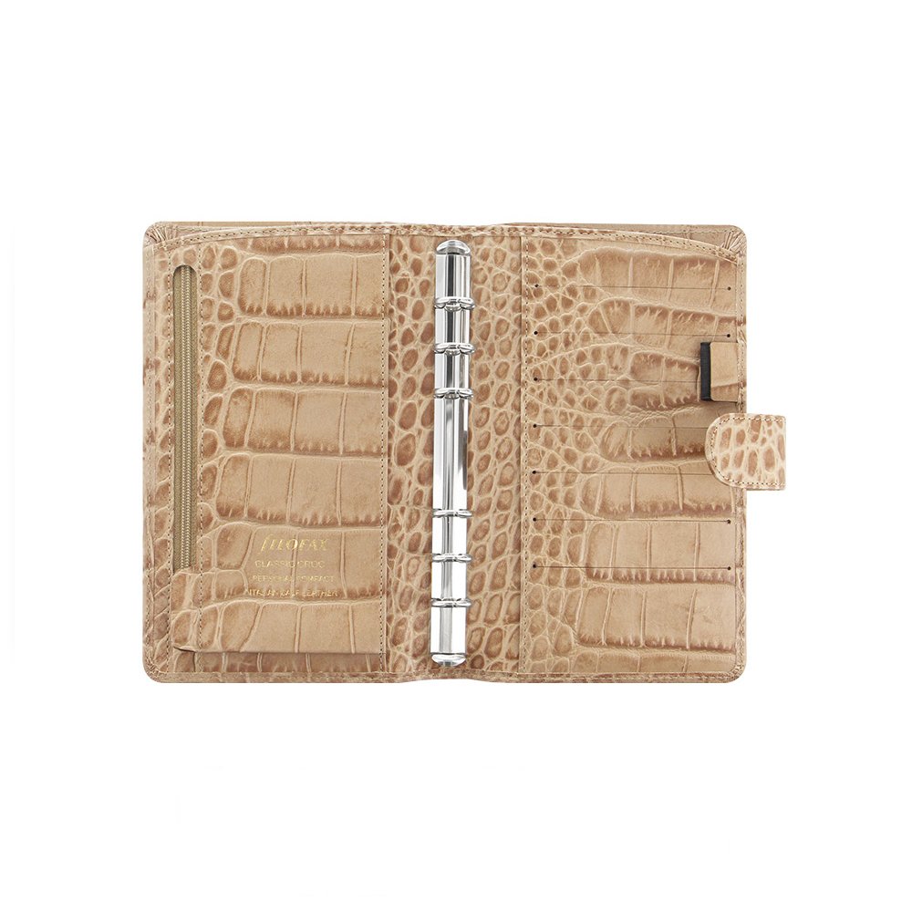 Buy Filofax Classic Croc Fawn Compact Organizer Filofax Classic Croc Fawn Compact Organizer
