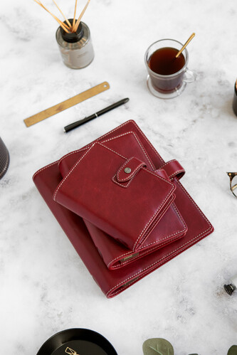 Filofax Malden Burgundy Pocket Organizer Filofax Malden Burgundy Pocket Organizer