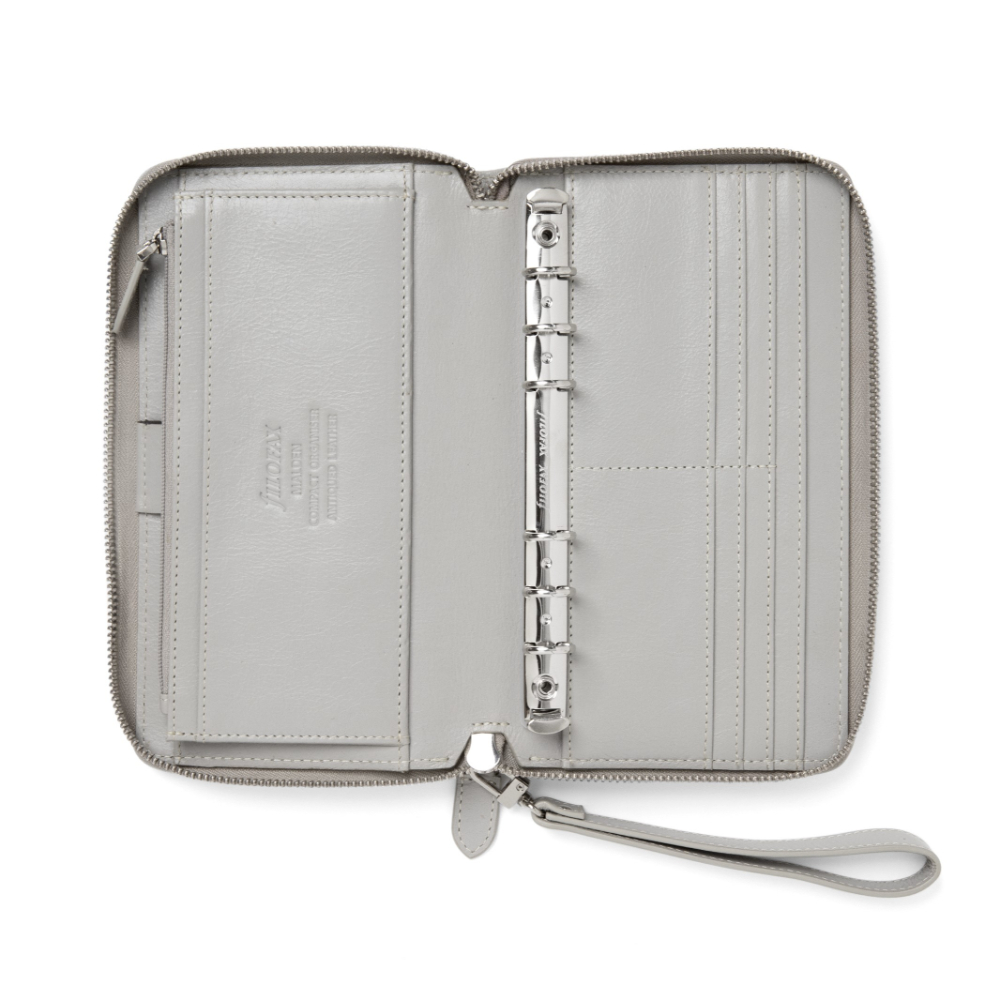 Filofax Malden Stone Personal Compact Zip Organizer Filofax Malden Stone Personal Compact Zip Organizer