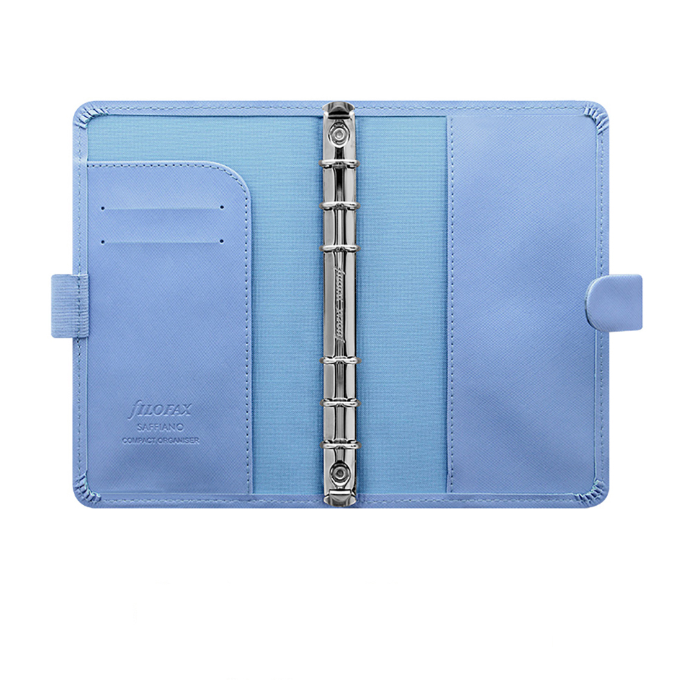 Filofax Saffiano Vista Blue Compact Organizer Filofax Saffiano Vista Blue Compact Organizer