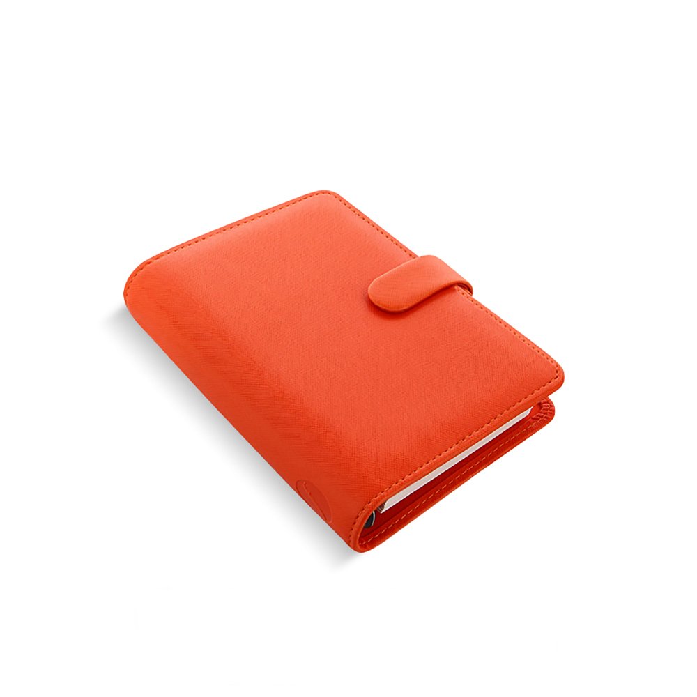 Filofax Saffiano Bright Orange Personal Organizador