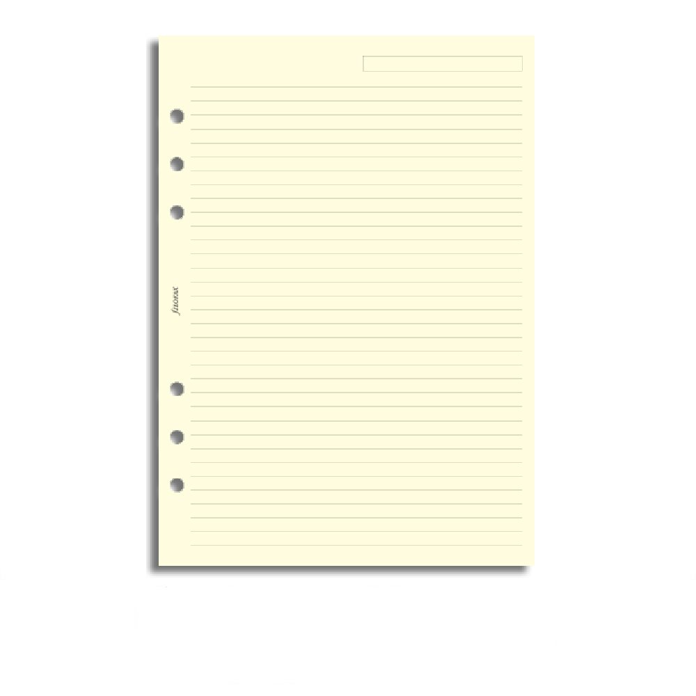 Buy Filofax Refill A5 Cream Ruled Notepaper Filofax Refill A5 Cream Ruled Notepaper