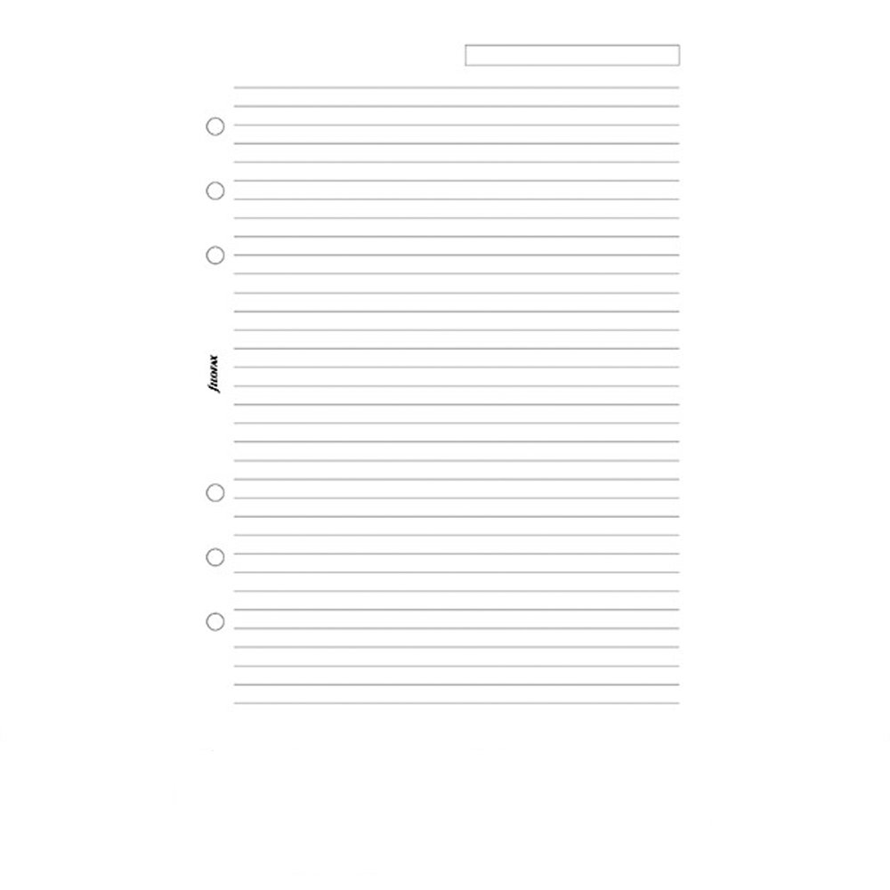 Buy Filofax Refill A5 White Ruled Notepaper Filofax Refill A5 White Ruled Notepaper