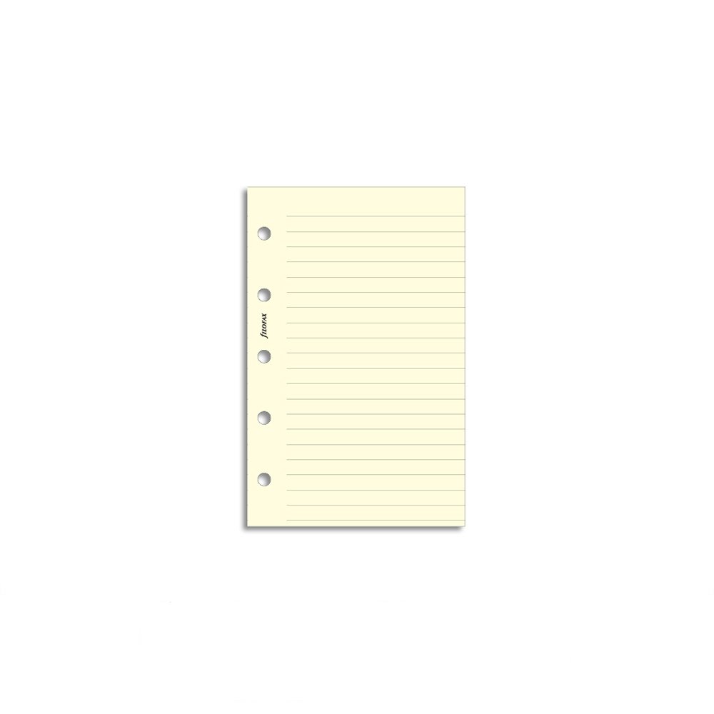 Buy Filofax Refill Mini Cream Ruled Notepaper Filofax Refill Mini Cream Ruled Notepaper