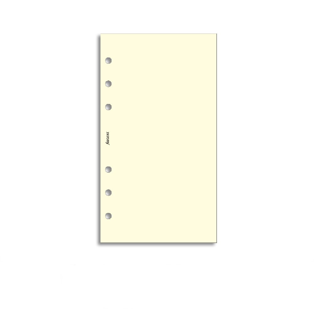 Buy Filofax Refill Personal Cream Plain Notepaper Filofax Refill Personal Cream Plain Notepaper