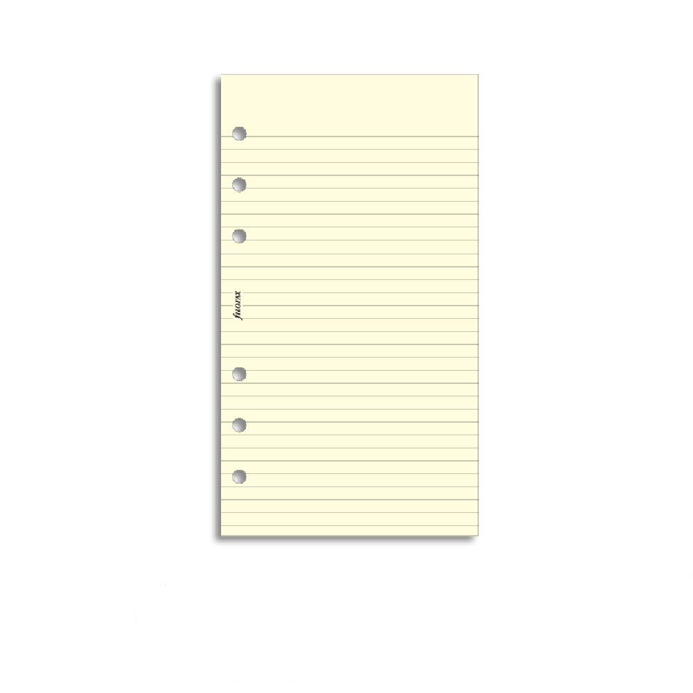 Buy Filofax Refill Personal Cream Ruled Notepaper Filofax Refill Personal Cream Ruled Notepaper