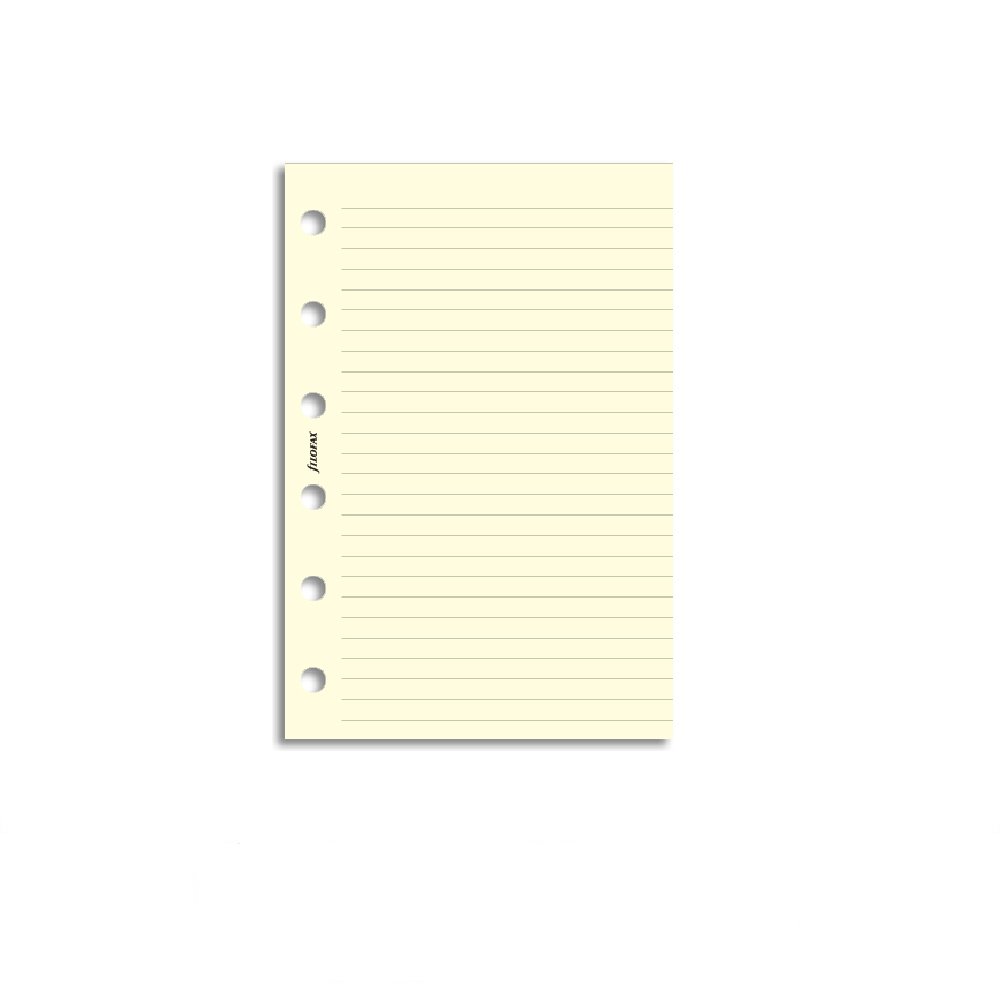 Buy Filofax Refill Pocket Cream Ruled Notepaper Filofax Refill Pocket Cream Ruled Notepaper