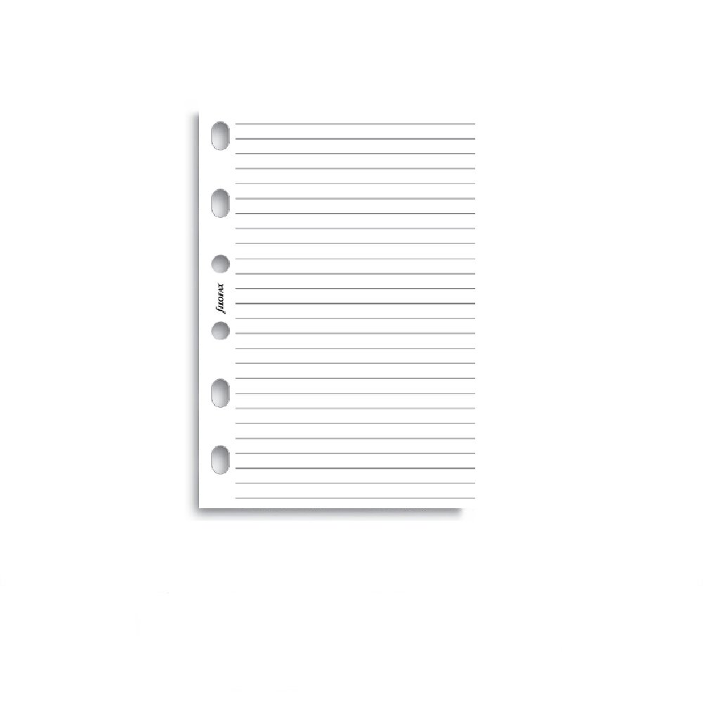 Buy Filofax Refill Pocket White Ruled Notepaper Filofax Refill Pocket White Ruled Notepaper