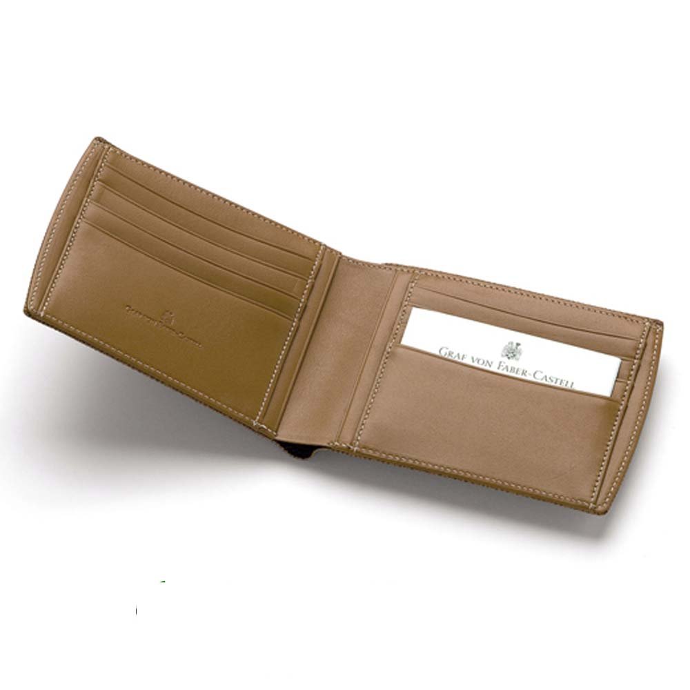 Graf von Faber-Castell Credit Card Holder Landscape (Brown/Black)