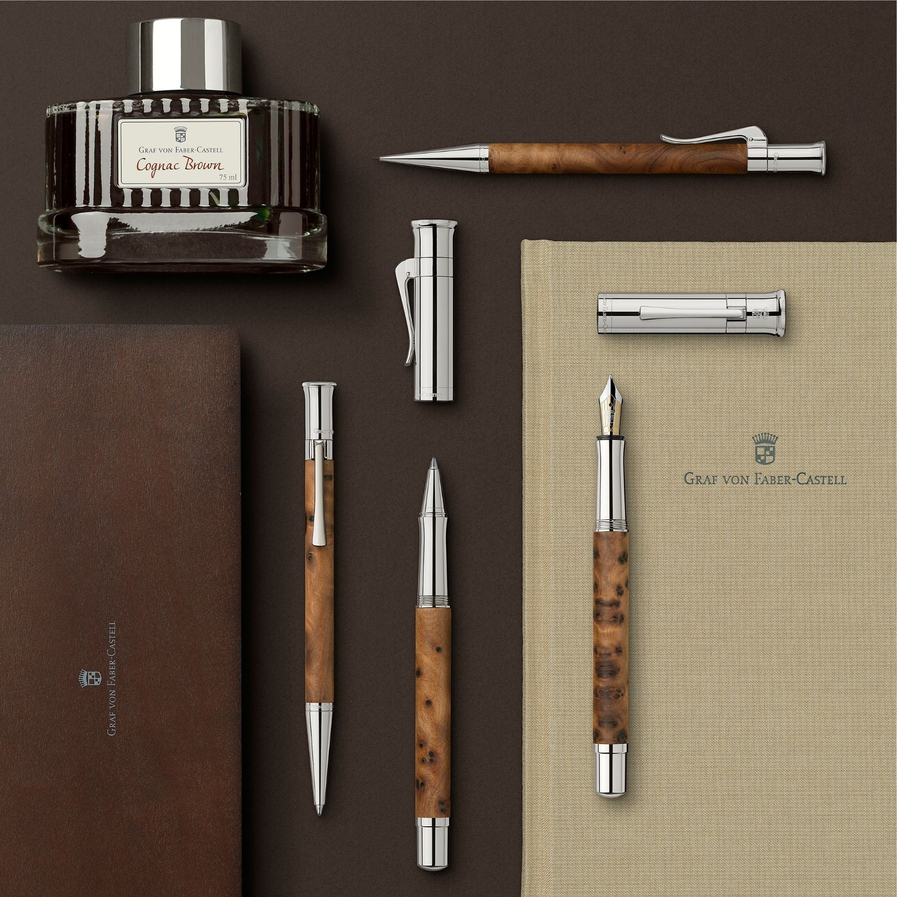 Graf von Faber-Castell Classic Thuja Burl Wood Vulpen