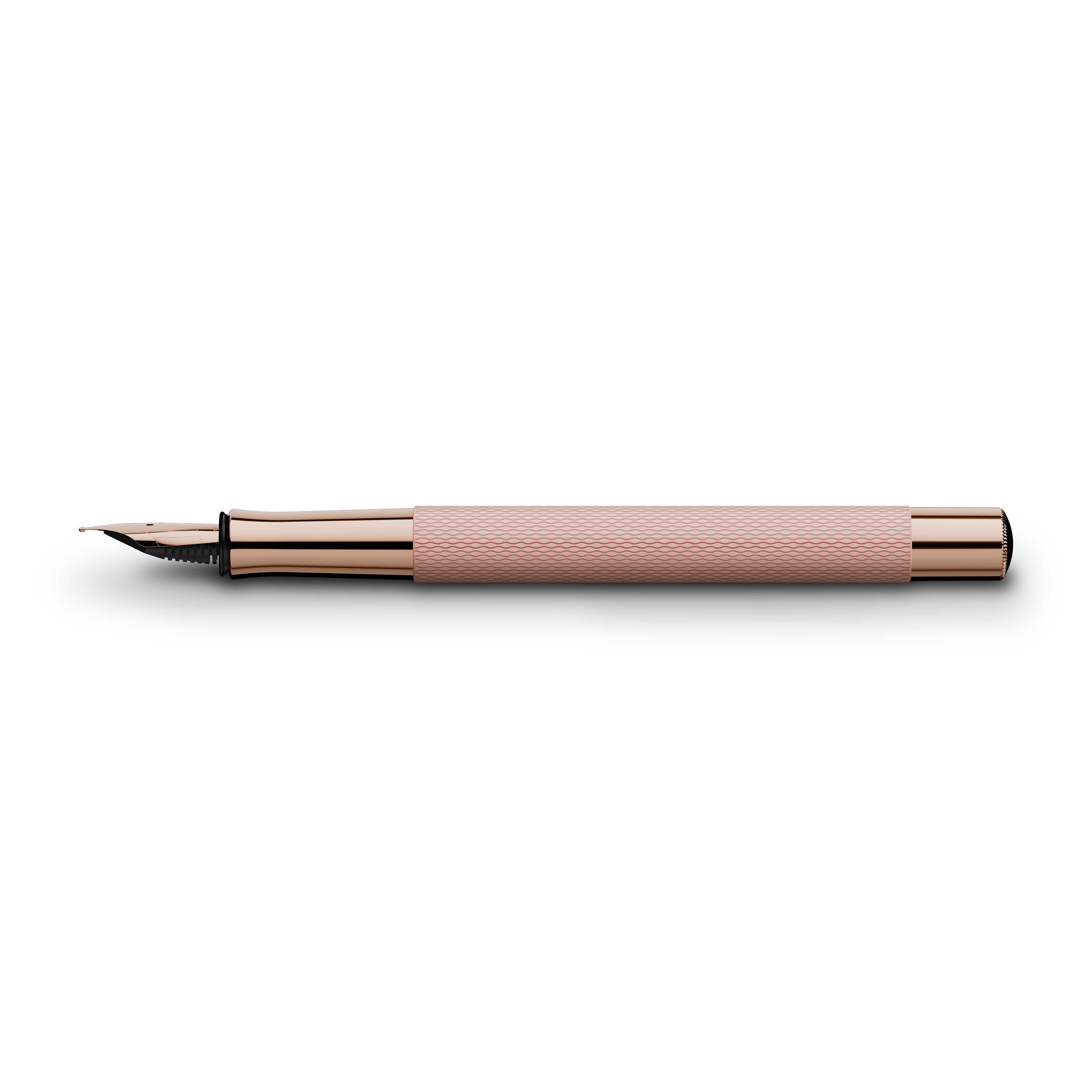 Graf von Faber-Castell Guilloche Tinted Metal Rose Pluma estilográfica