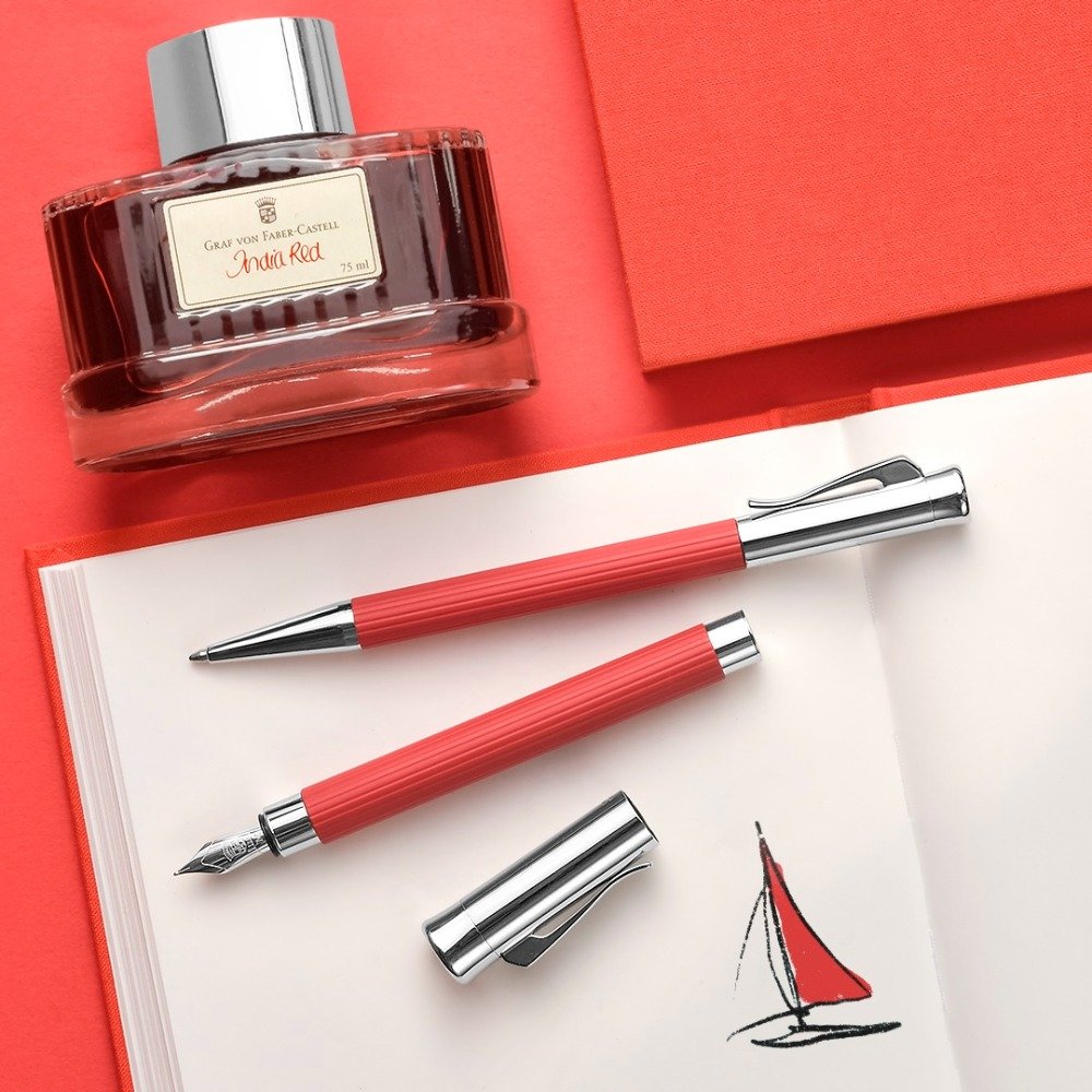 Graf von Faber-Castell Tamitio India Red Rollerball Graf von Faber-Castell Tamitio India Red Rollerball