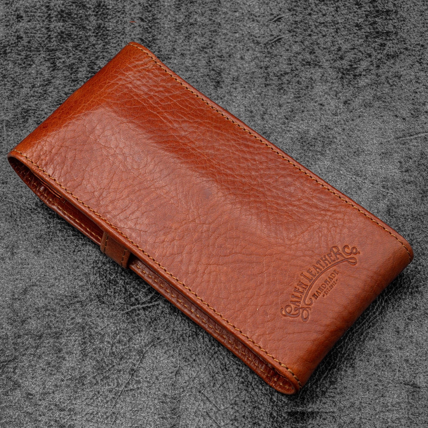 Galen Leather Legacy Deep Cognac TwinFlip Penetui (3-delig)