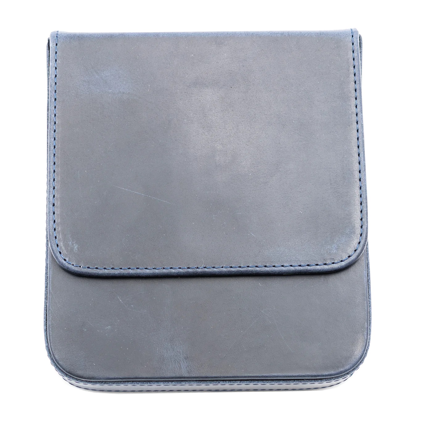 Galen Leather Magnum Opus 6 Slots Crazy Horse Navy Hard Pen Case