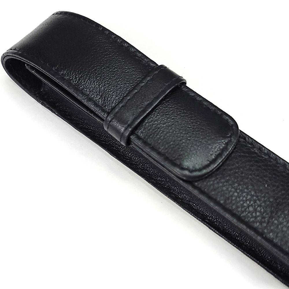Girologio Black Leather Pen Case (Single)