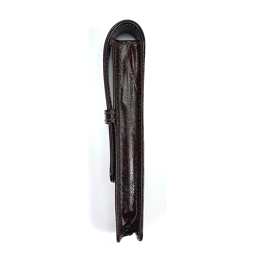 Girologio Oxblood Leather Pen Case (Single) Girologio Oxblood Leather Pen Case (Single)