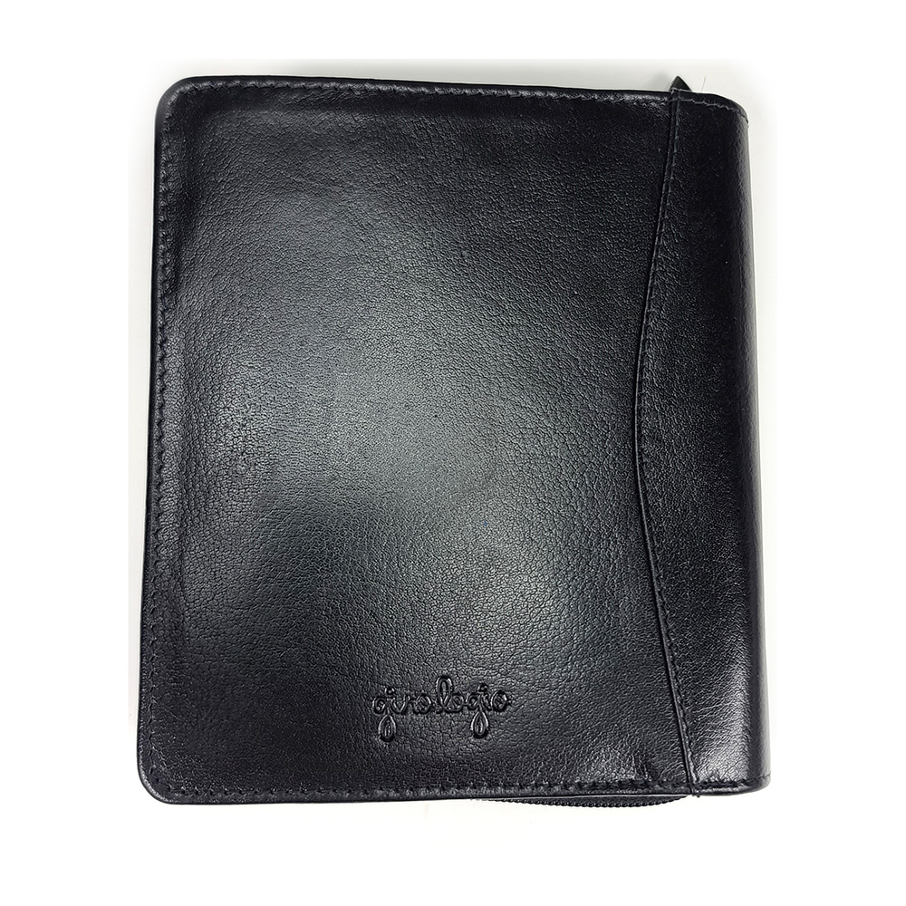 Girologio Black Zippered Leather Pen Case (12 pens) Girologio Black Zippered Leather Pen Case (12 pens)