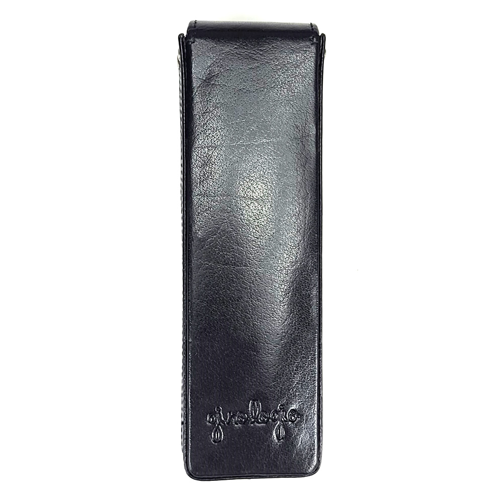 Girologio Zwart Leren Penetui met Magneetsluiting (2-delig)