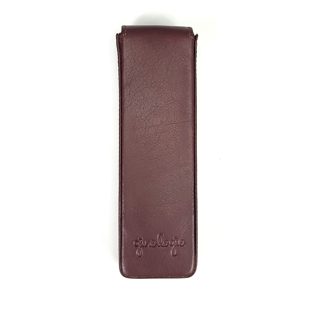 Girologio Antique Brown Magnetic Leather Pen Case (Double) Girologio Antique Brown Magnetic Leather Pen Case (Double)