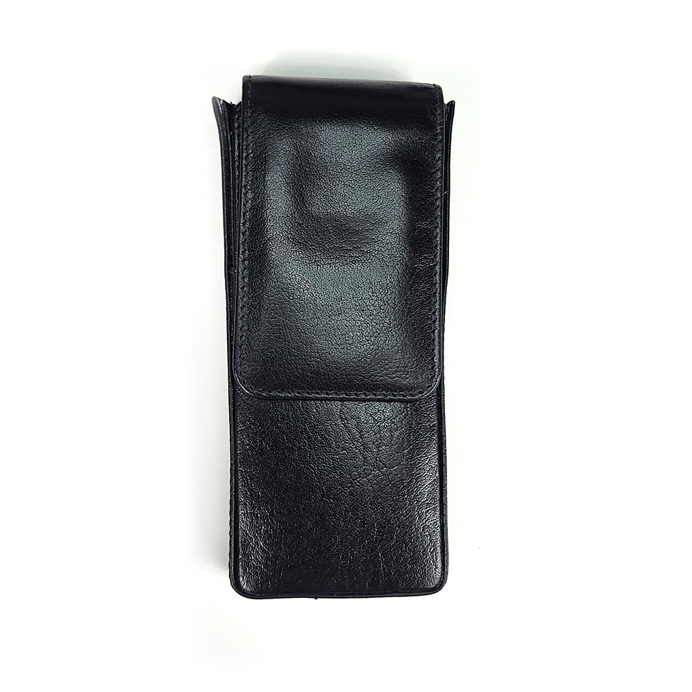 Girologio Black Magnetic Leather Pen Case (3 pens) Girologio Black Magnetic Leather Pen Case (3 pens)