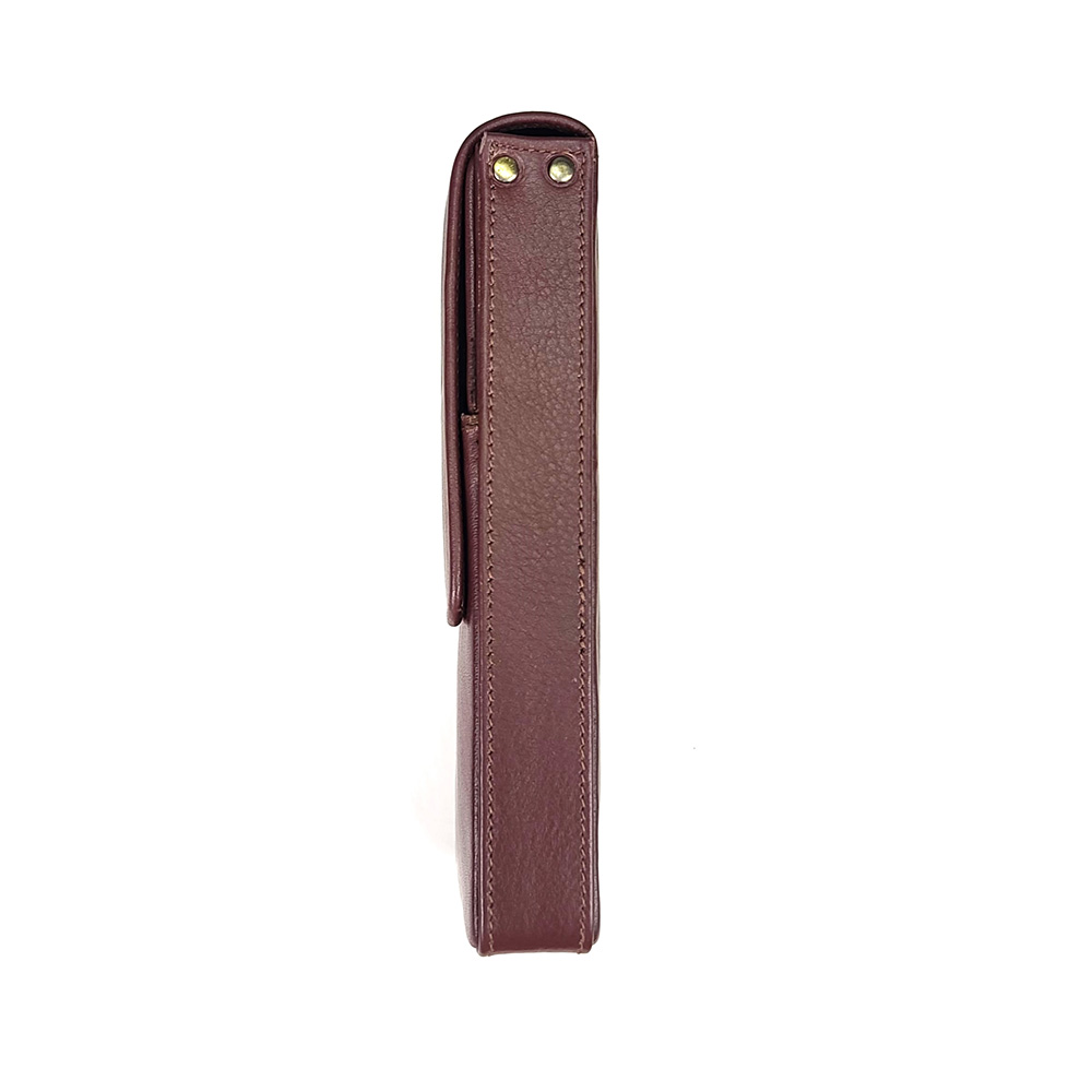Girologio Antique Brown Magnetic Leather Pen Case (3 pens) Girologio Antique Brown Magnetic Leather Pen Case (3 pens)