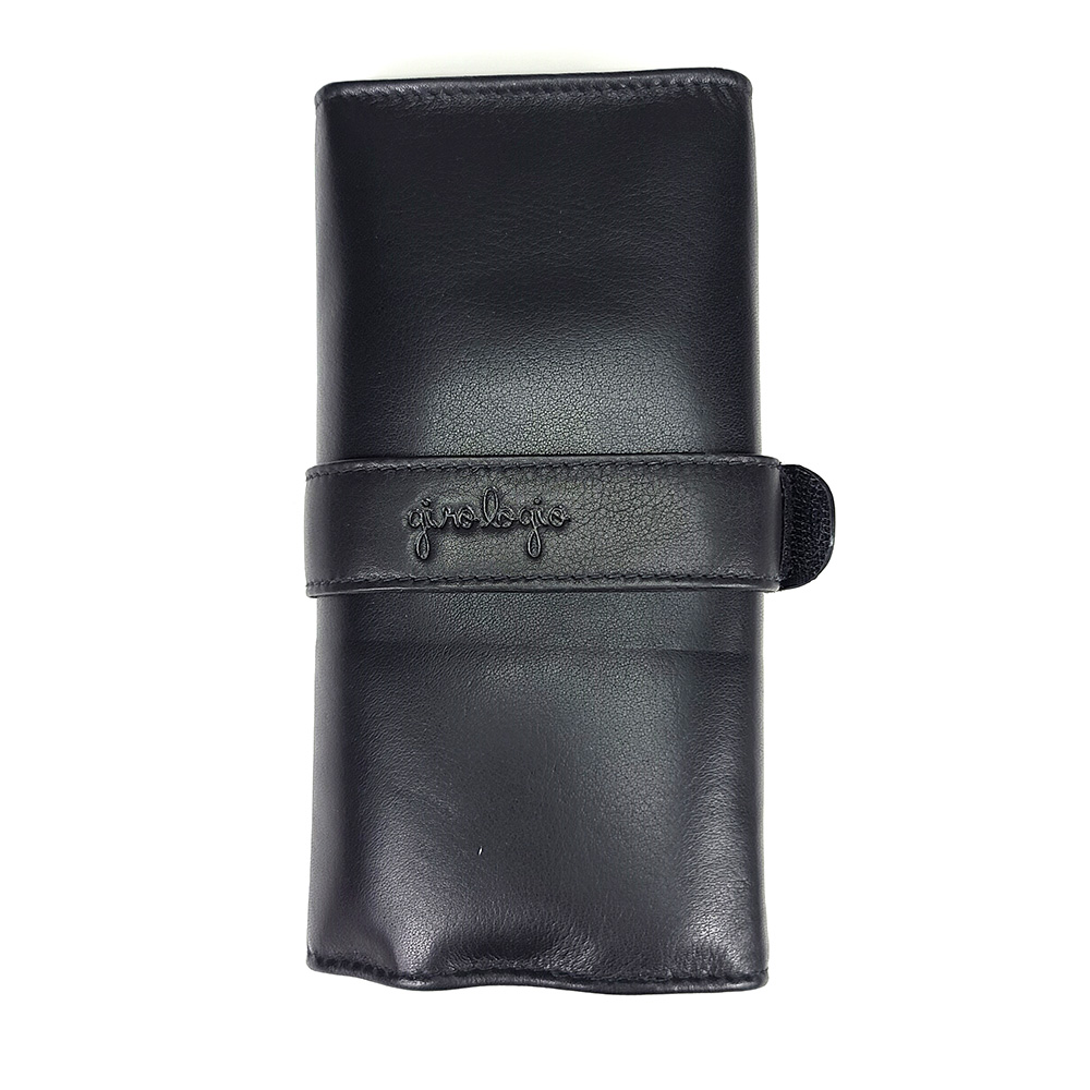 Girologio Black Leather Pen Wrap (6 pens) Girologio Black Leather Pen Wrap (6 pens)