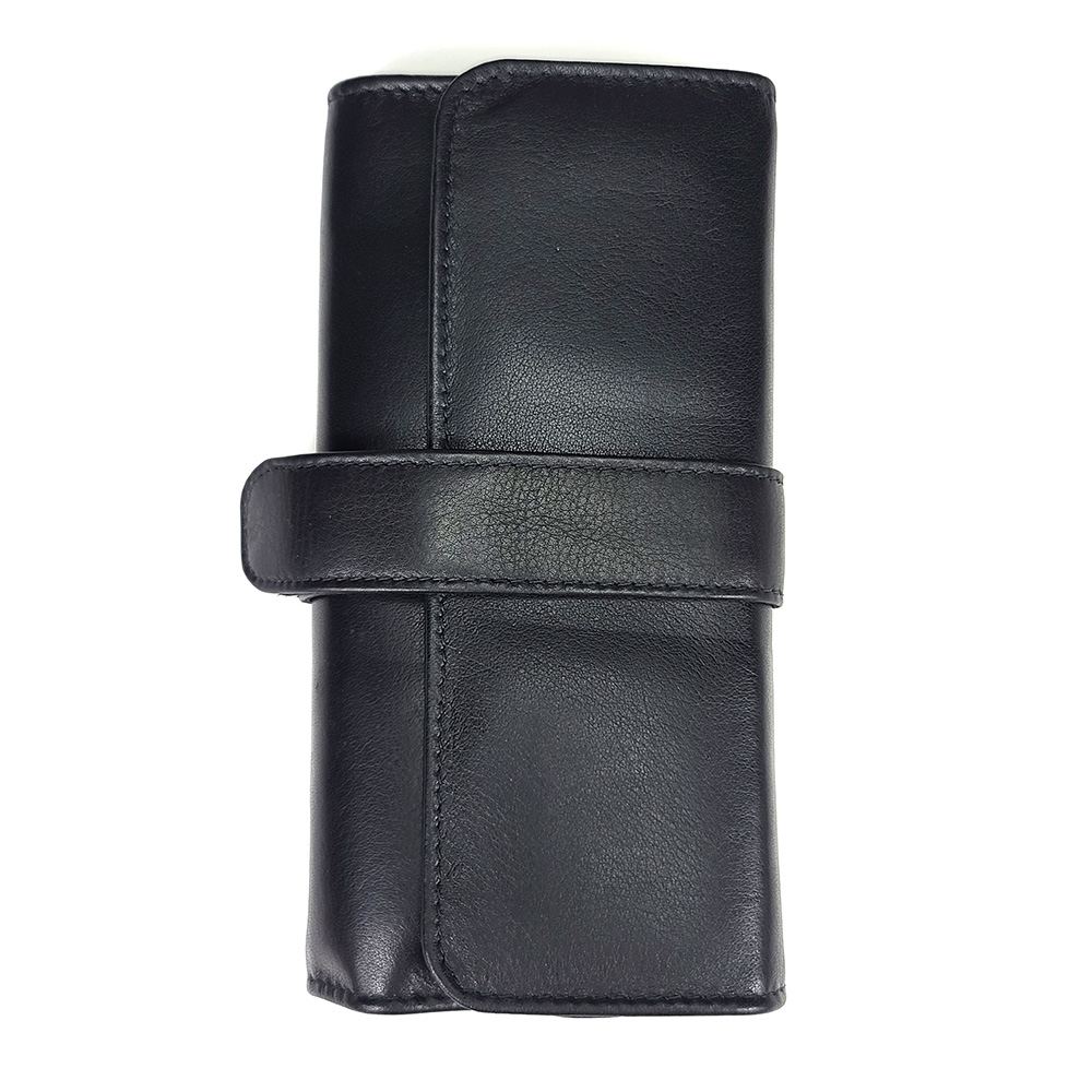 Girologio Black Leather Pen Wrap (6 pens) Girologio Black Leather Pen Wrap (6 pens)