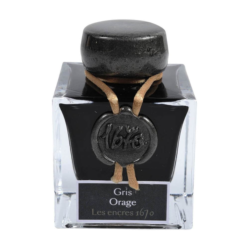 J. Herbin 1670 Anniversary Ink Gris Orage - Stormy Grey - Ink Bottle