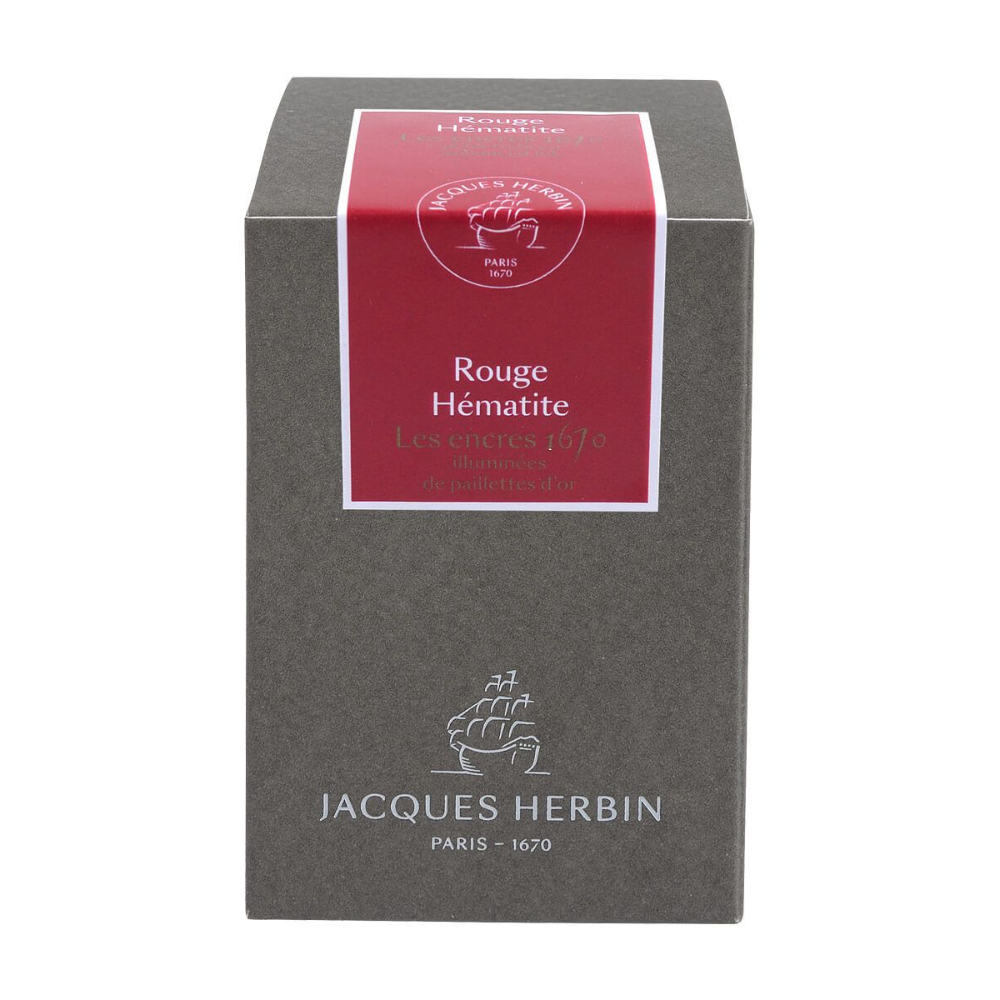 J. Herbin 1670 Anniversary Ink Rouge Hématite - Ink Bottle