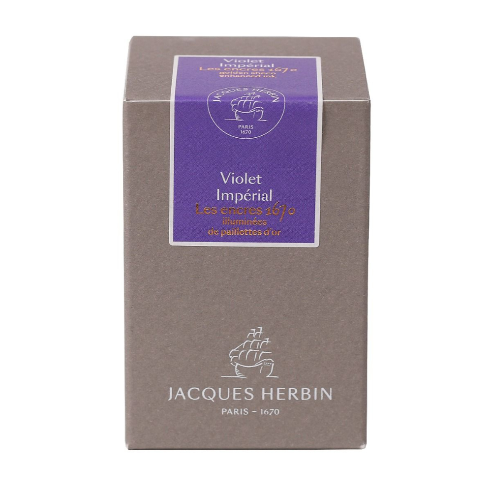 J. Herbin 1670 Anniversary Ink Violet Impérial - Ink Bottle J. Herbin 1670 Anniversary Ink Violet Impérial - Ink Bottle