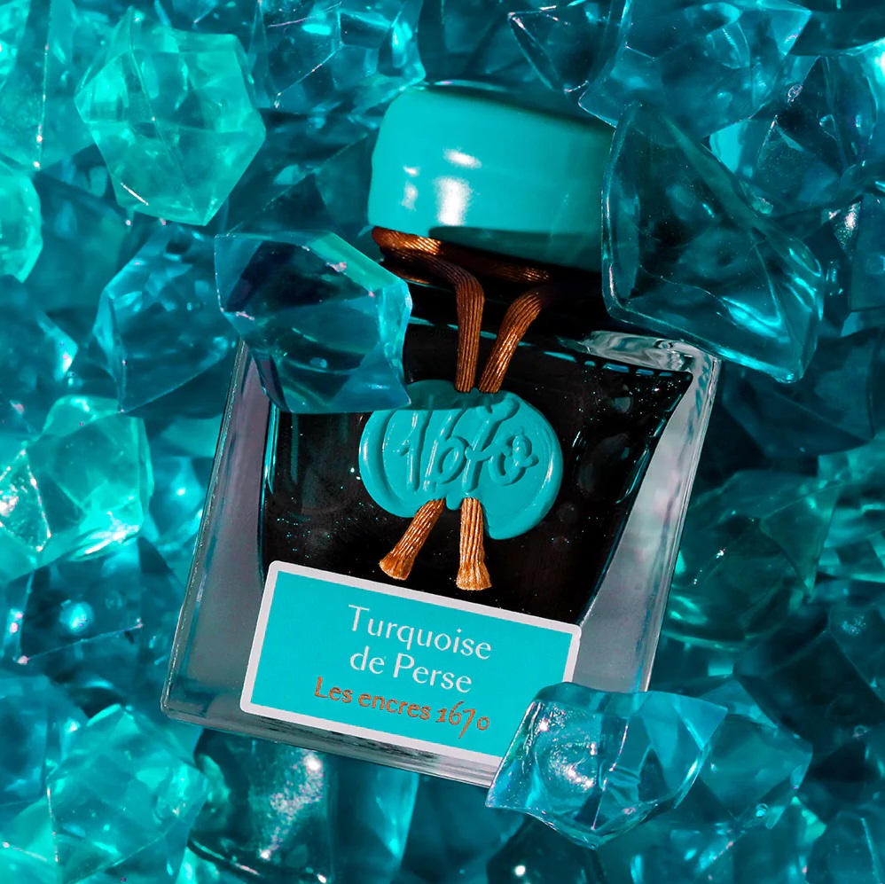 J. Herbin 1670 Anniversary Ink Turquoise de Perse - Ink Bottle