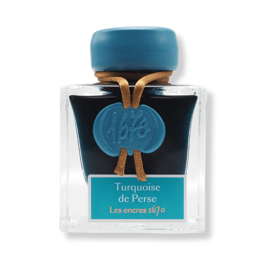 J. Herbin 1670 Anniversary Ink Turquoise de Perse - Ink Bottle