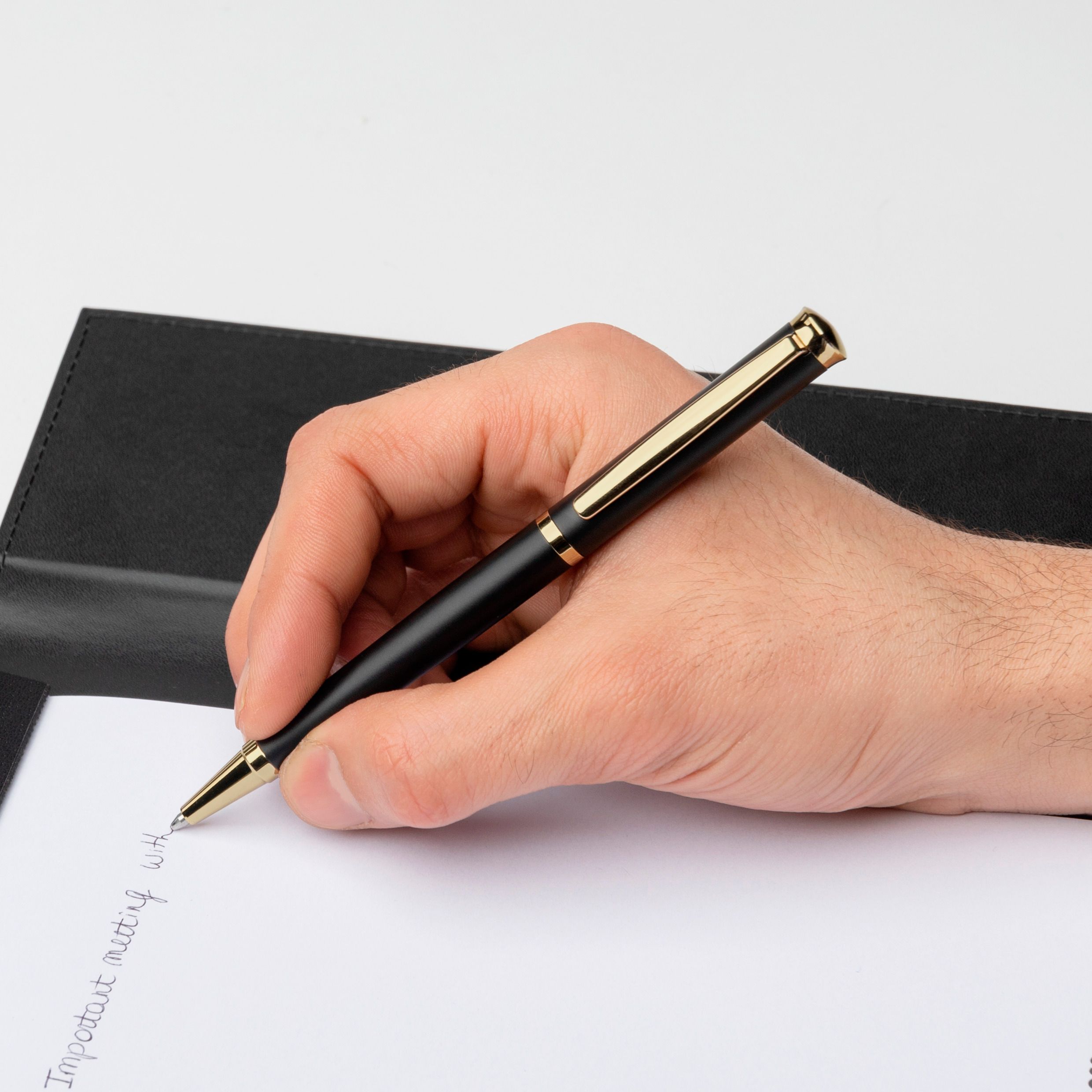 Hugo Boss Sophisticated Matte Black Ballpoint