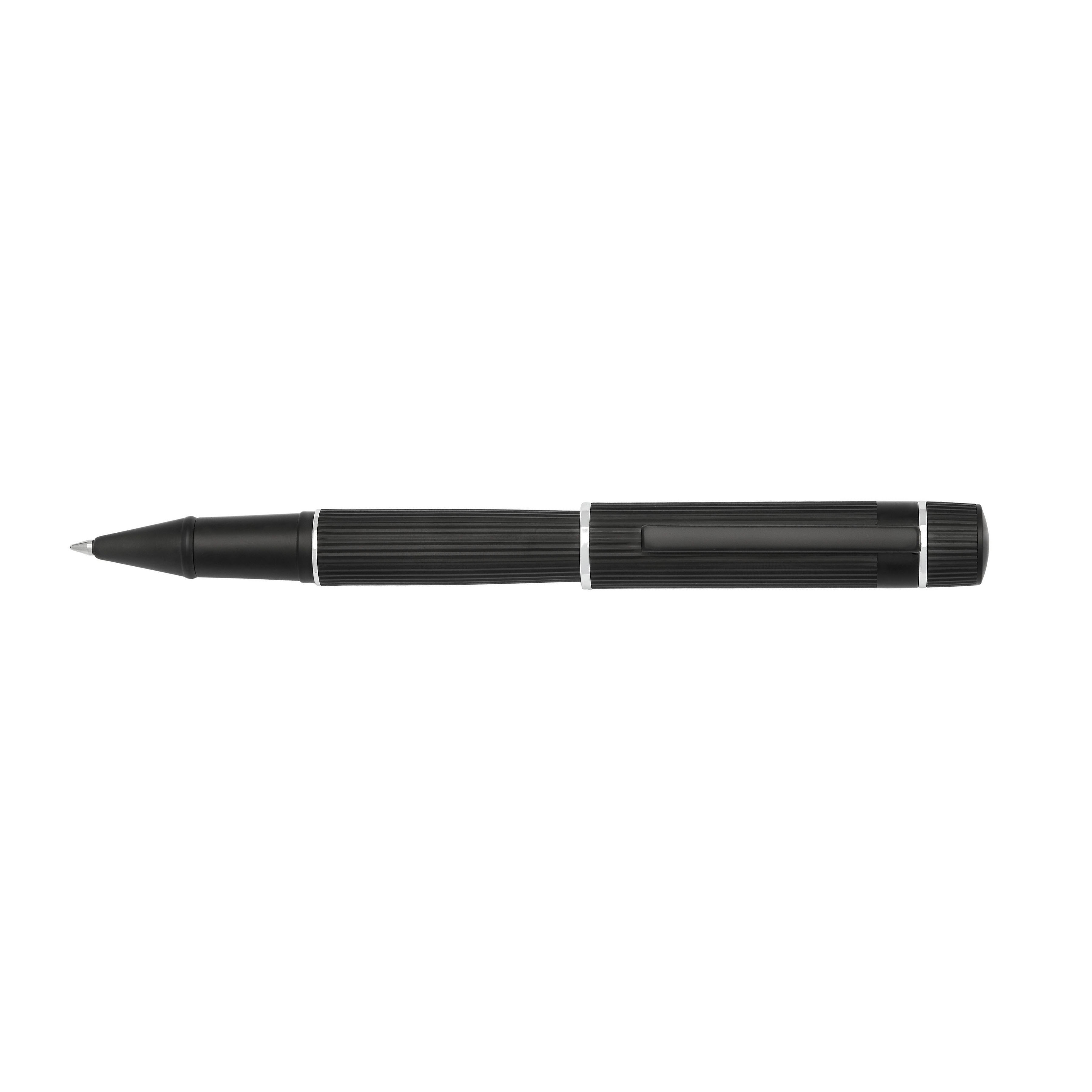 HUGO BOSS Herringbone Rollerball Pen, Chrome