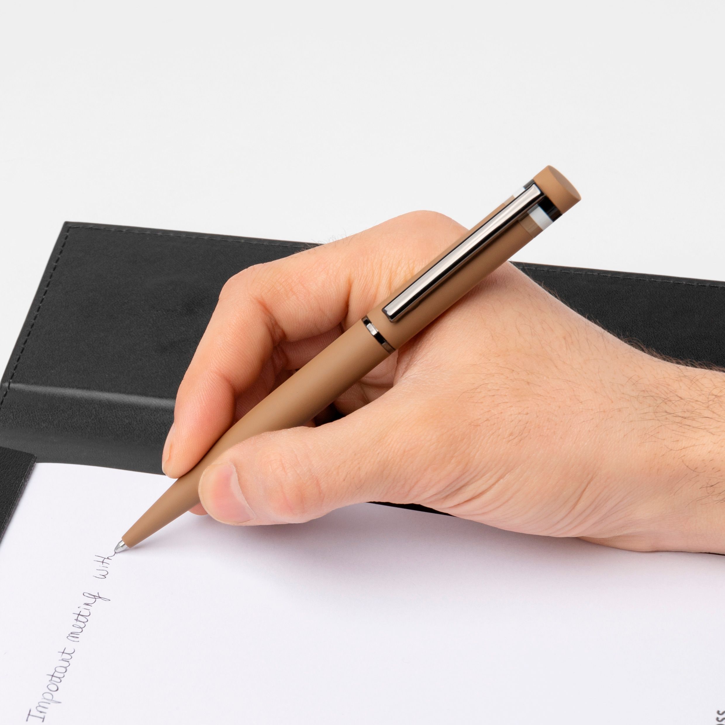Hugo Boss Loop Iconic Camel Ballpoint