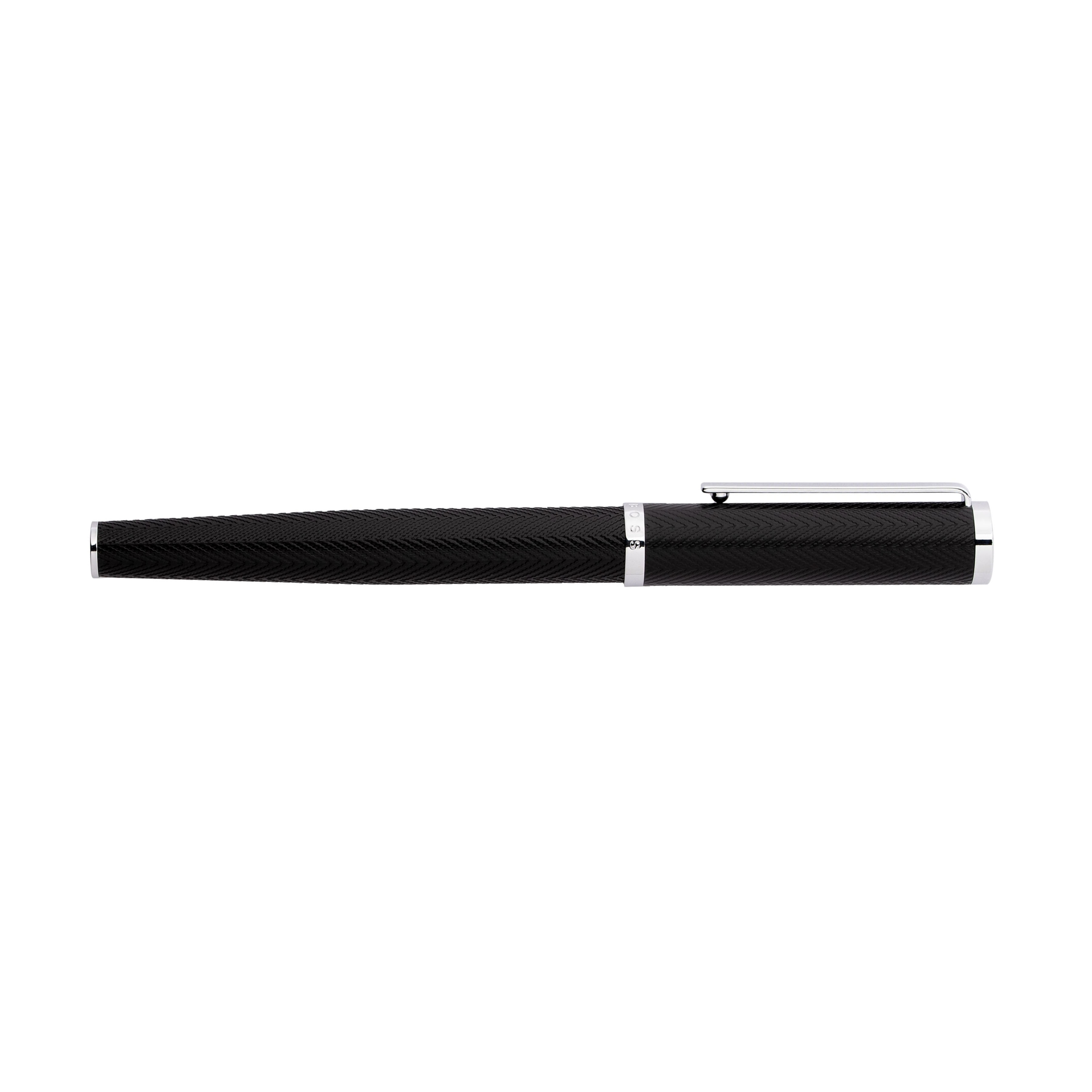 Hugo Boss Formation Herringbone Chrome Fountain pen