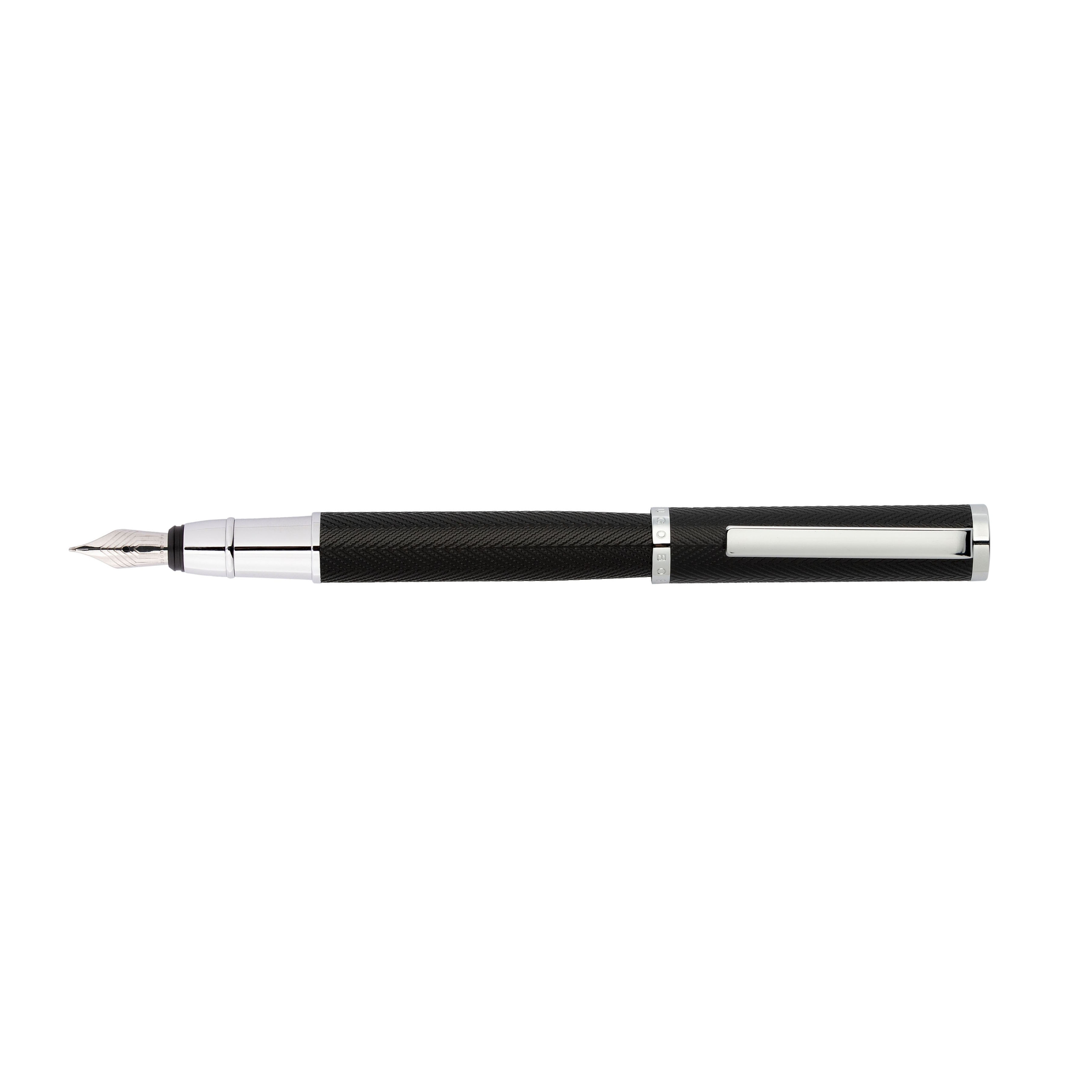 Hugo Boss Formation Herringbone Chrome Fountain pen