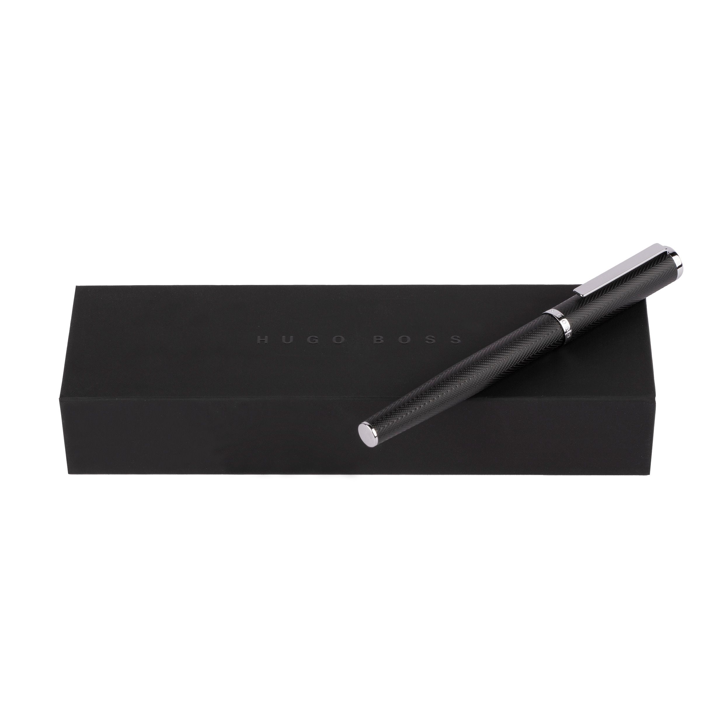 Hugo Boss Formation Herringbone Chrome Fountain pen