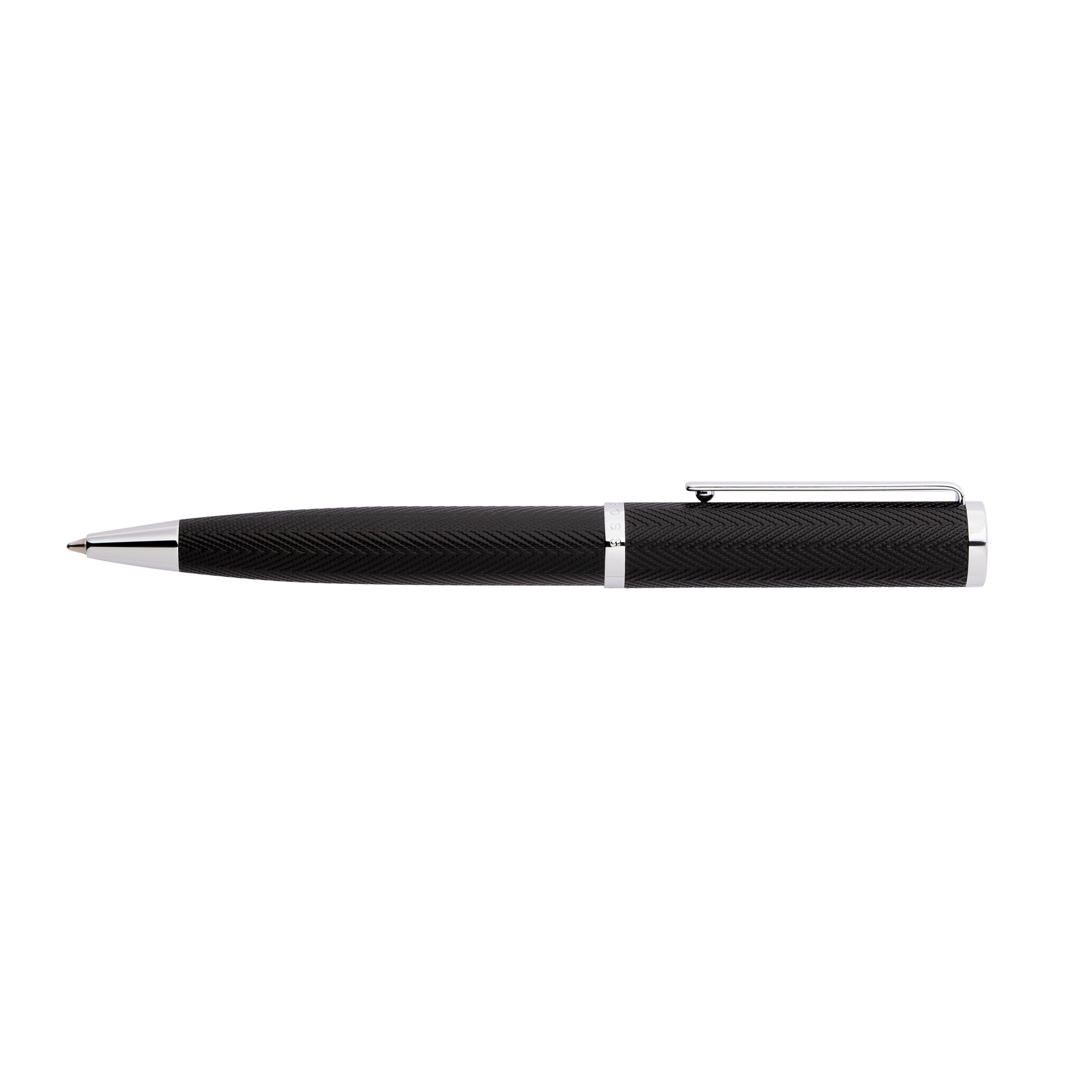 Hugo Boss Formation Herringbone Chrome Ballpoint Hugo Boss Formation Herringbone Chrome Ballpoint
