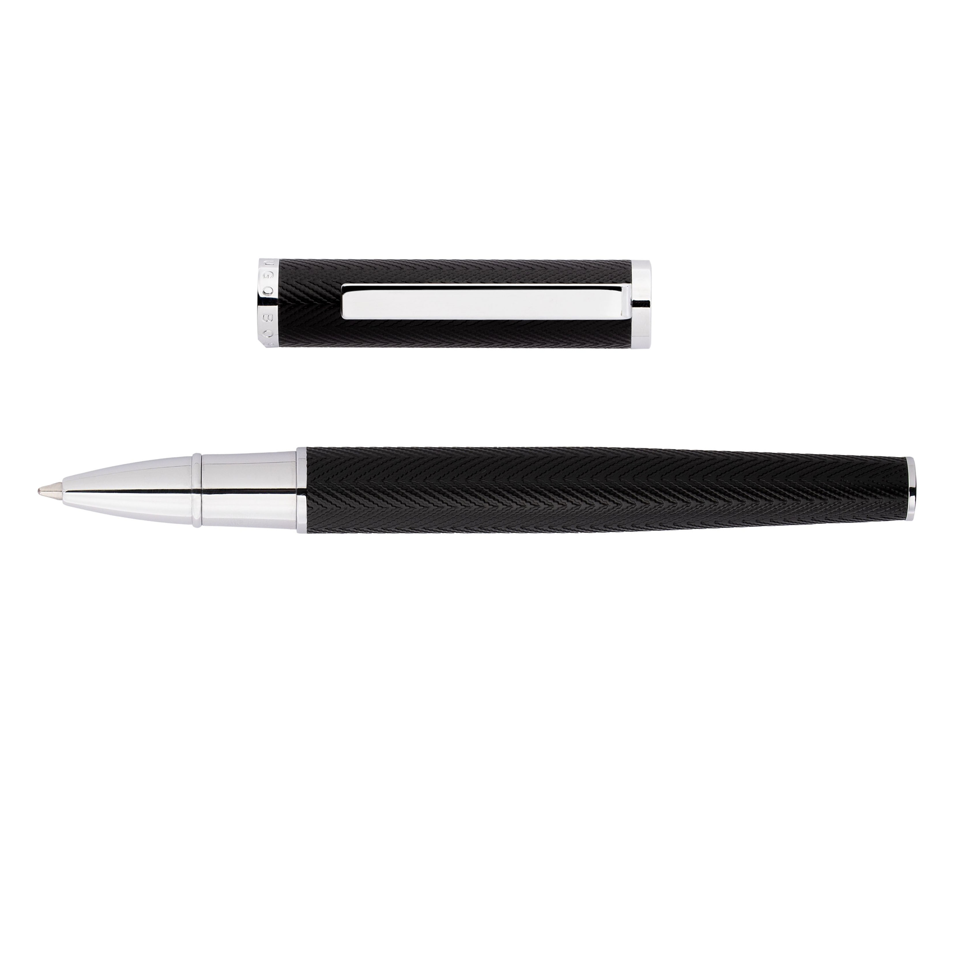 Hugo Boss Formation Herringbone Chrome Rollerball