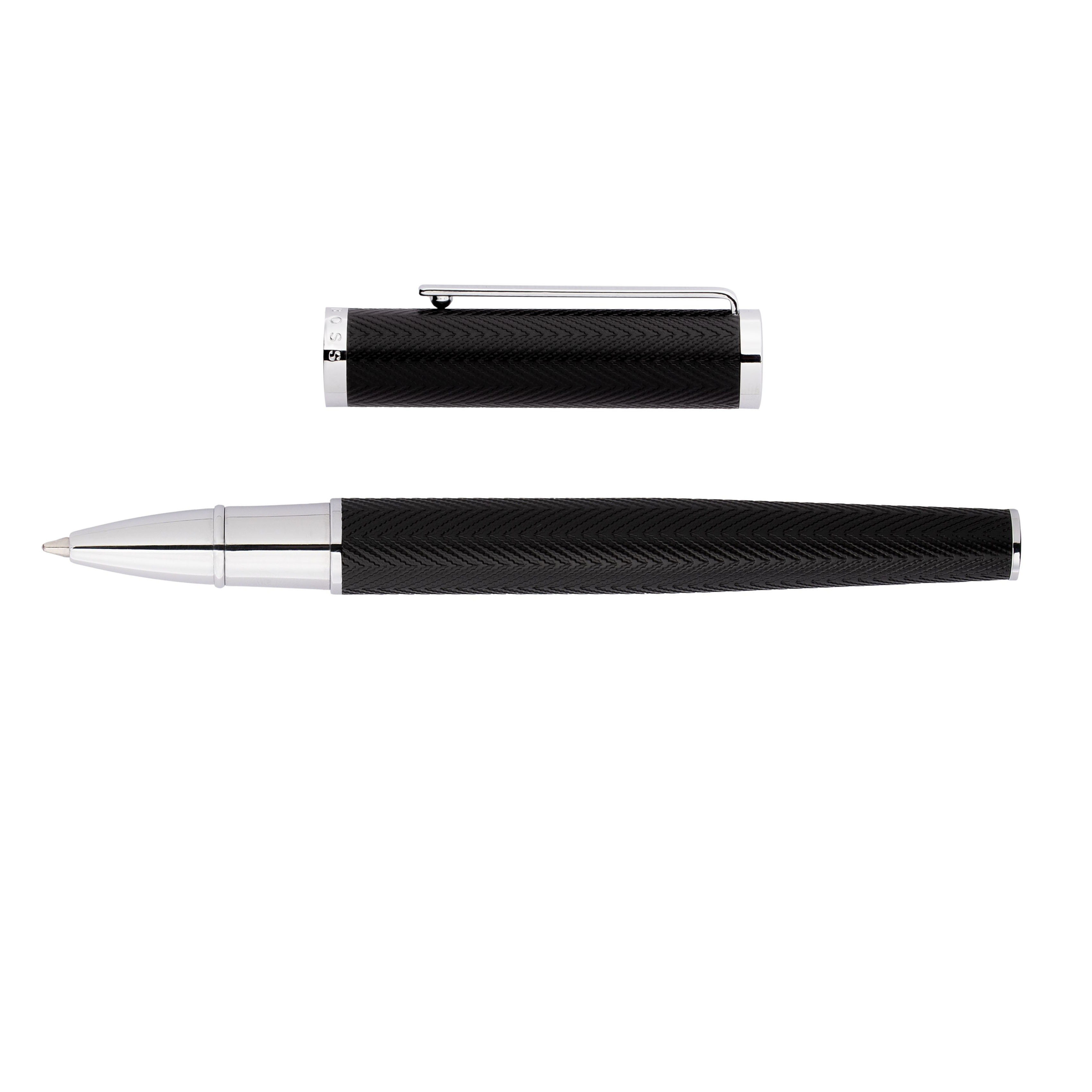 Hugo Boss Formation Herringbone Chrome Rollerball